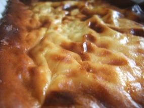 Photos réactives du clafoutis-Flan version abricots et version pommes
