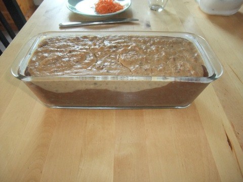 Gateau aux chataignes type marbré