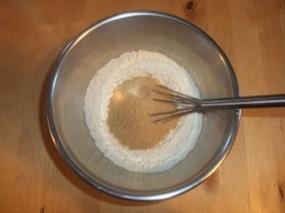 Farine et sucre roux