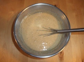 Pâte homogène de la recette complète