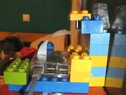 Photo de la RaspiCam en mode Lego